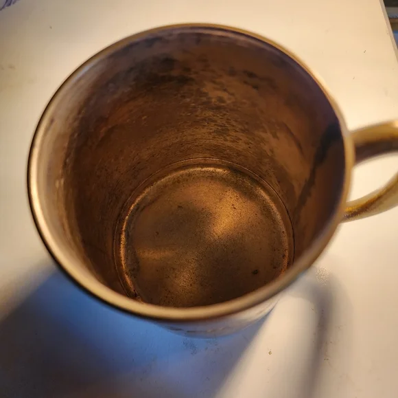 Antique Brass mug